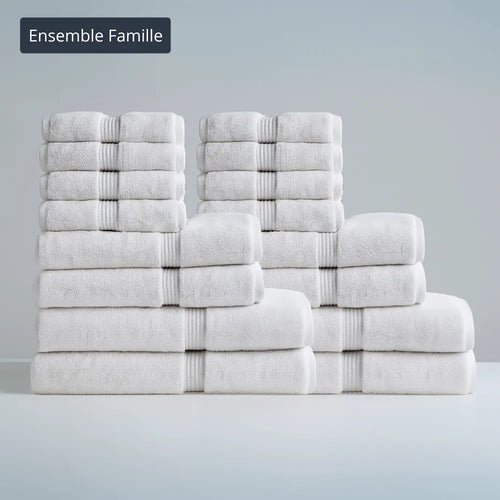 Ensemble famille bain luxe – 16 pièces