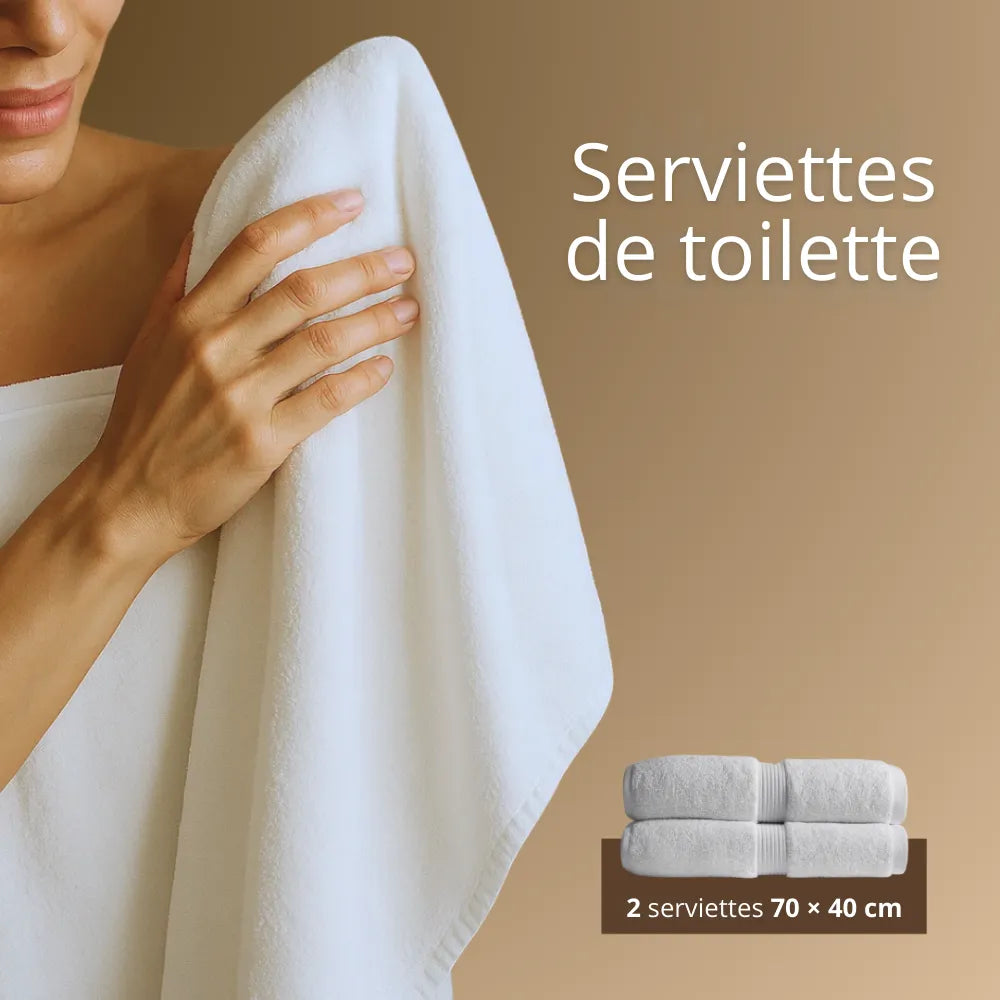 Ensemble duo bain luxe – 8 pièces