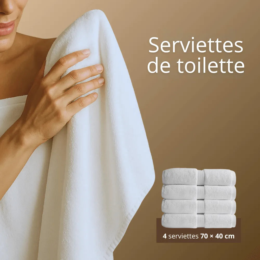 Ensemble famille bain luxe – 16 pièces
