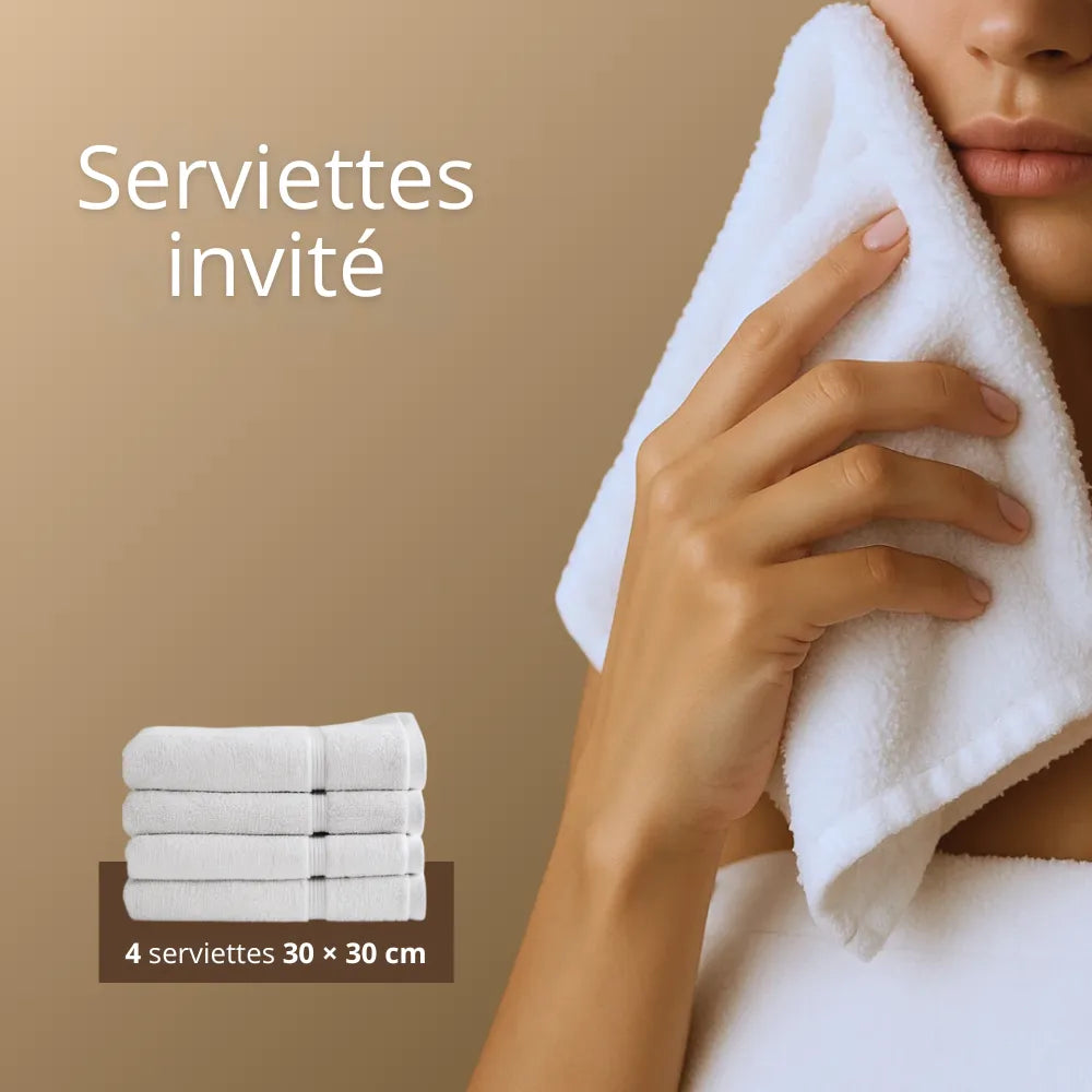 Ensemble duo bain luxe – 8 pièces