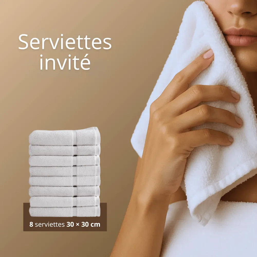 Ensemble famille bain luxe – 16 pièces