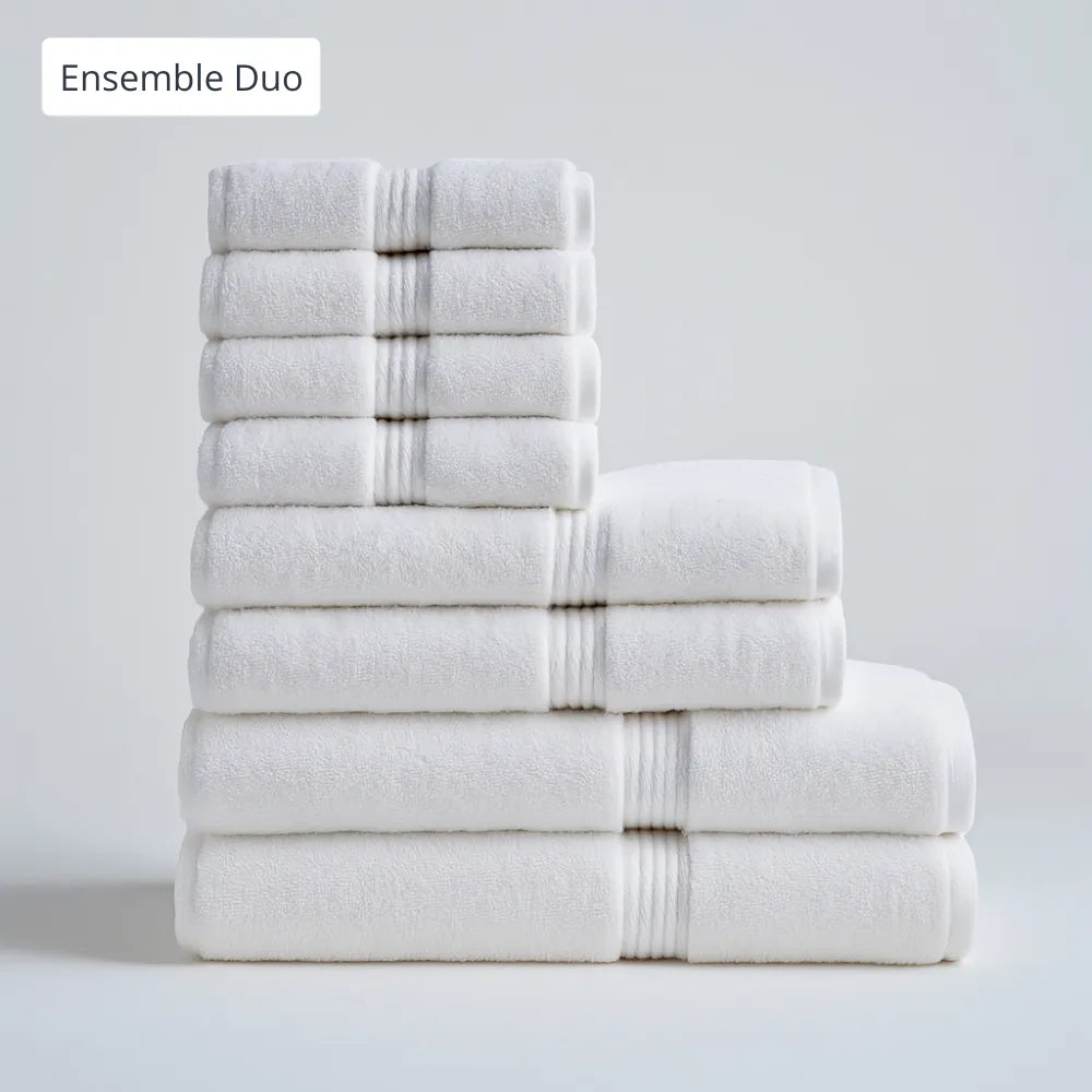 Ensemble duo bain luxe – 8 pièces