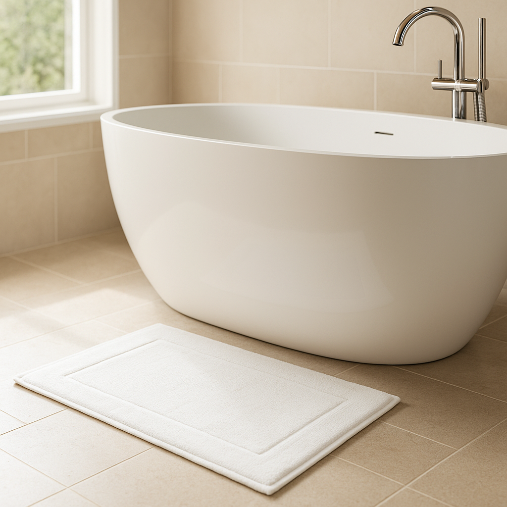 Tapis de bain en coton égyptien (50 × 75 cm)