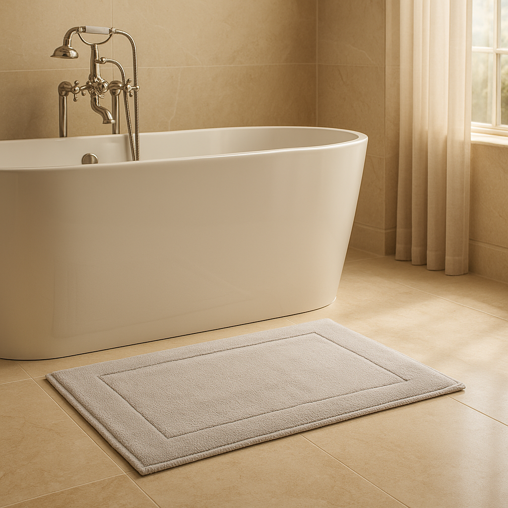 Tapis de bain en coton égyptien (50 × 75 cm)