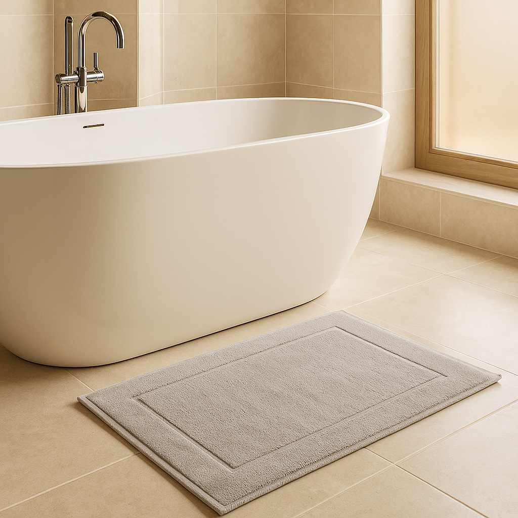 Tapis de bain en coton égyptien (50 × 75 cm)