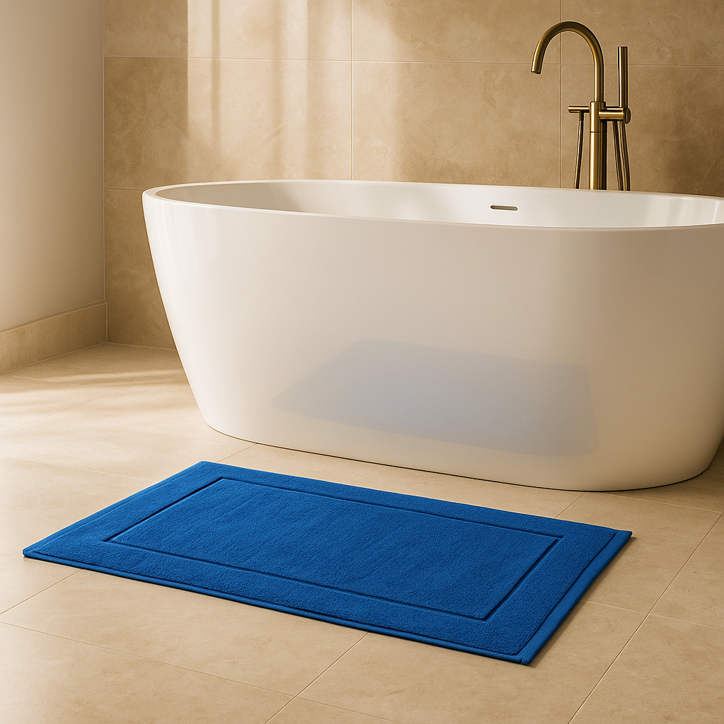 Tapis de bain en coton égyptien (50 × 75 cm)