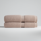 Lot 2 serviettes de bain luxe (150×70 cm)