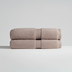 Lot 2 serviettes de toilette luxe (70×40 cm)