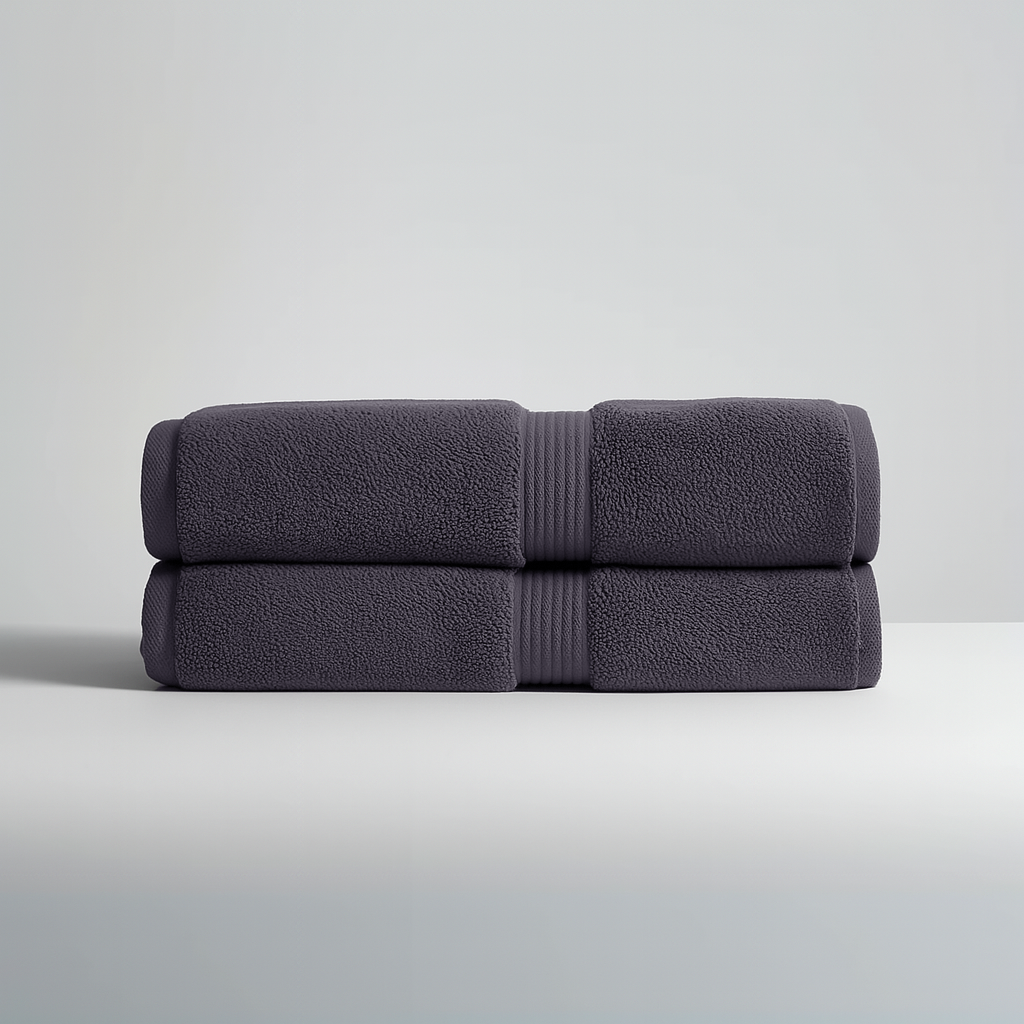 Lot 2 serviettes de toilette luxe (70×40 cm)