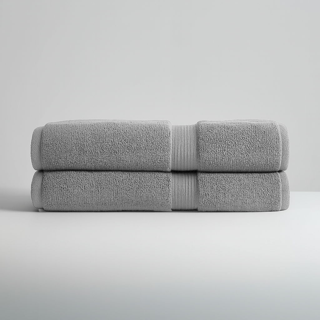 Lot 2 serviettes de bain luxe (150×70 cm)