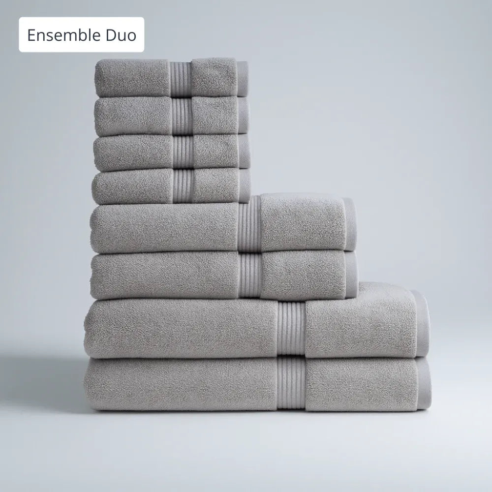 Ensemble duo bain luxe – 8 pièces