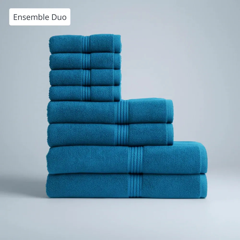 Ensemble duo bain luxe – 8 pièces