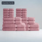 Ensemble famille bain luxe – 16 pièces