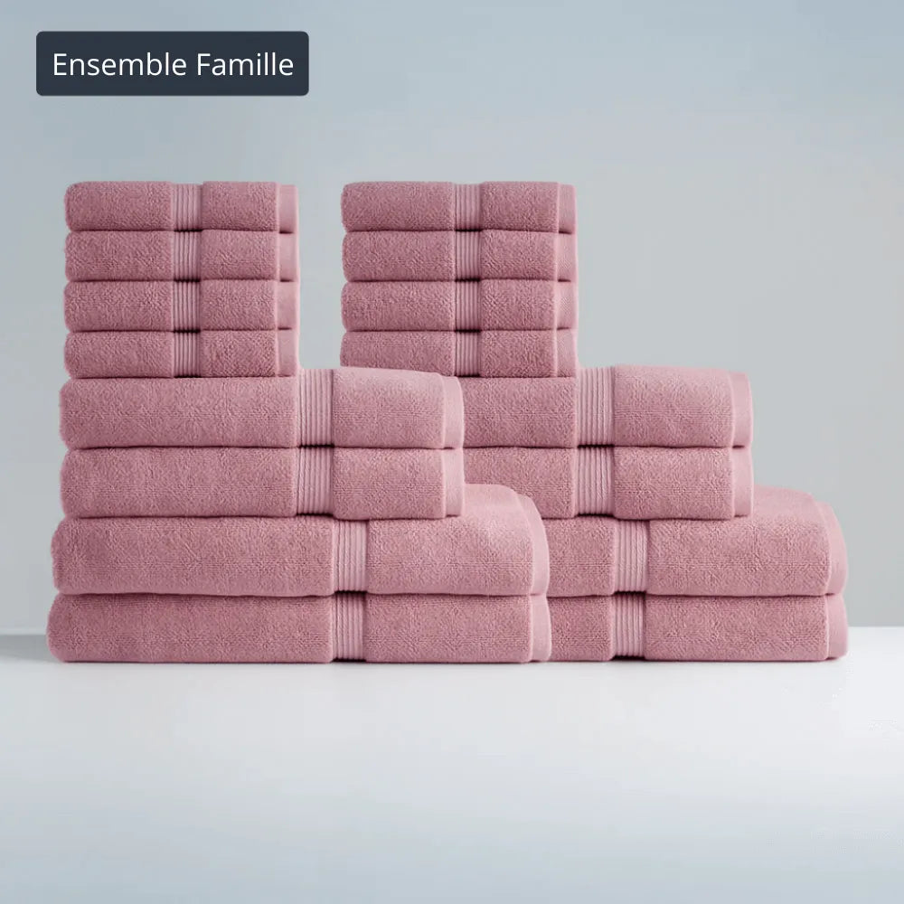 Ensemble famille bain luxe – 16 pièces