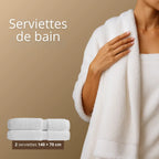 Ensemble duo bain luxe – 8 pièces